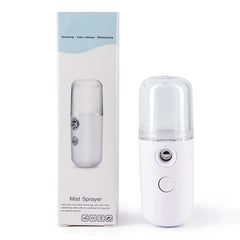 Portable Nano Facial Steamer – USB Rechargeable Hydrating Mist Sprayer